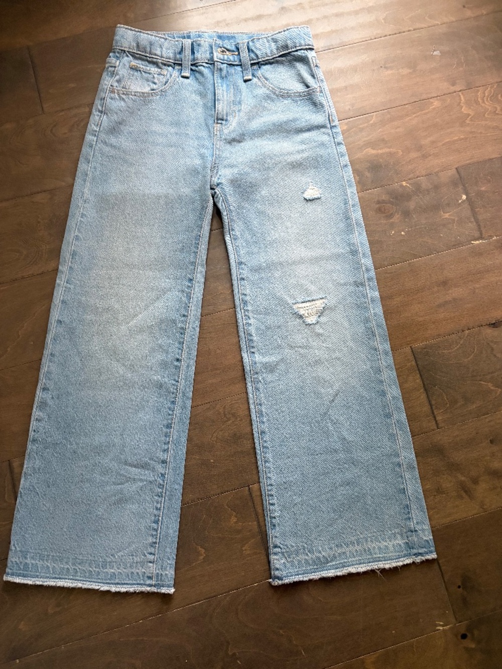 Wide leg jeans, size 12